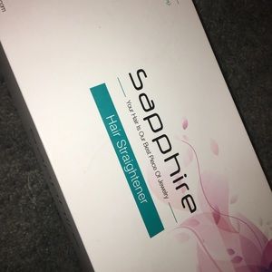 sapphire hair straightener